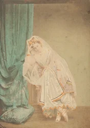 La Comtesse en vestido de piqué o como Judith