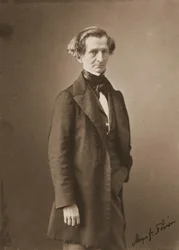 Retrato de Hector Berlioz 1803-1869, c. 1850