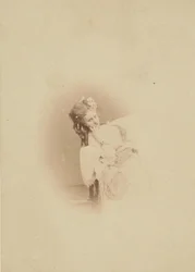 Sentado en vestido Ritrosetta, 1861-67