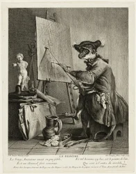 El pintor mono