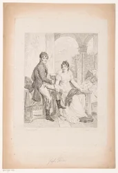 Retrato de Moritz von Fries y su esposa Colección de retratos históricos del barón Gérard (título de la serie) Colección de Retratos Historiques de Mr. le Baron Gerard (título de la serie)