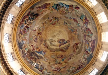 Cúpula de la iglesia del Val-de-Grâce, pintada por Pierre Mignard (1612-1695)