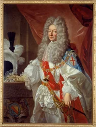 Retrato de Antonin Nompar de Caumont, duque de Lauzun (1633-1723), mariscal de Francia y esposo de la Grande Mademoiselle, duquesa de Montpensier, siglo XVII, La Rochelle, Museo de Bellas Artes