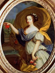 Retrato de la duquesa de la Vallière como Flora, siglo XVII