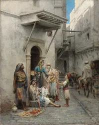 El joven vendedor de flores