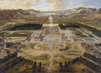 El palacio de Versalles, el Gran Trianón, hacia 1668