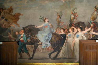 Fresco “El triunfo de la República”