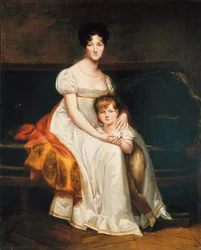 Retrato de una dama, se dice que es Louise Catherine Eleonore de la Plaigne, 1814