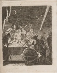 Observando los cielos en la era de Galileo. De: Von Bedeutung der Cometen