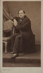 Retrato del poeta Théodore de Banville 1823-1891