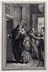 Les Freres de Catalunya - en “Cuentos y nuevas en verso” de Jean La Fontaine. 1776. Ilustración de P.P. Choffard