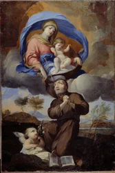 La Virgen dando el escapulario a San Simón Stock (murió en 1265)