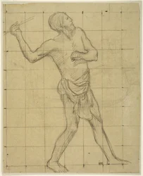 Lanzador de lanza picardo, estudio para Pro Patria Ludus, Amiens, Musée de Picardie