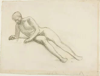 Desnudo masculino reclinado