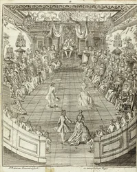 Ilustración de Le Maître à danser, 1734