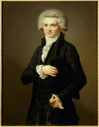 Retrato de Maximilien de Robespierre (1758-1794) convencional en el vestido de diputado del Tercer Estado