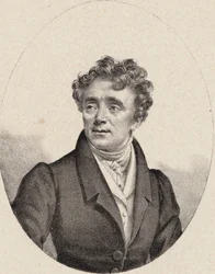 Retrato del cantante de ópera Louis Antoine Eléonore Ponchard 1787-1866, ca 1835