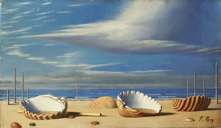Conchas en un paisaje; Paysage aux Coquilles