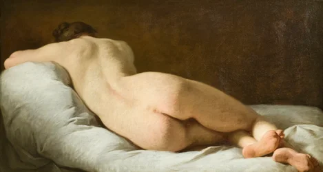 Desnudo femenino (óleo sobre lienzo)