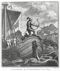 Pantagruel mata a Physeter, ilustración de 
