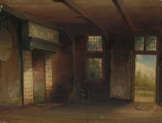 Interior de la Casa del Zar Pedro en Zaandam