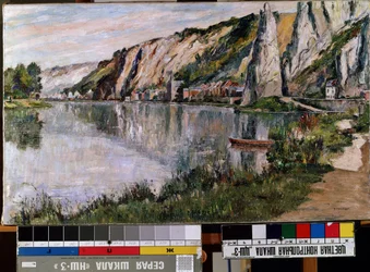"La Roca" en Bayard (?) Pintura de Pierre Thevenet (1870-1937) Siglo XX Museo de Bellas Artes Mikalojus Konstantinas Ciurlionis, Kaunas, Lituania