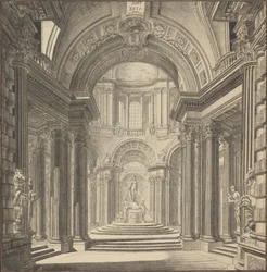 Interior de un templo