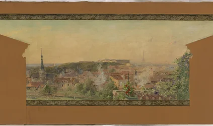 Croquis del ayuntamiento de Vanves: Panorama de Vanves