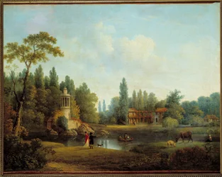Le hameau du petit trianon en Versalles