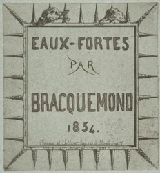 Eaux-fortes por Bracquemond