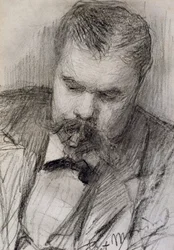 Retrato de Frits Mondrian