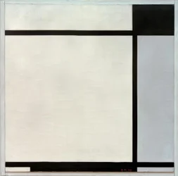 Cuadro n.º II, con negro y gris