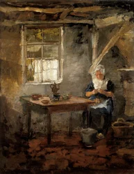Mujer en un interior holandés, 1899
