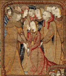 Triunfos de la Madre de Dios o Panos de Oro, c.1500-02 (tapiz)