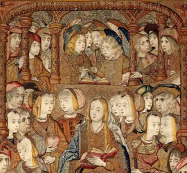 Triunfos de la Madre de Dios o Panos de Oro, c.1500-02 (tapiz)