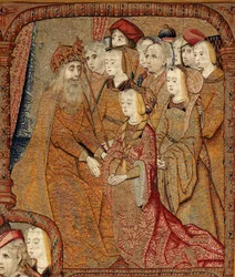 Triunfos de la Madre de Dios o Panos de Oro, c.1500-02 (tapiz)