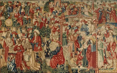 La parábola de los obreros de la viña, c.1500 (tapiz)