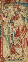 La parábola de los obreros de la viña, c.1500 (tapiz)