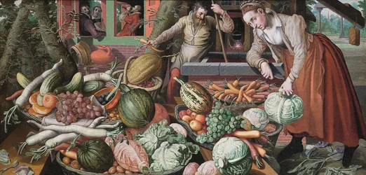 Escena de mercado