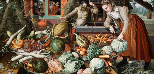 Escena de mercado, 1569