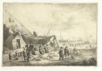Mercado de pescado en Scheveningen
