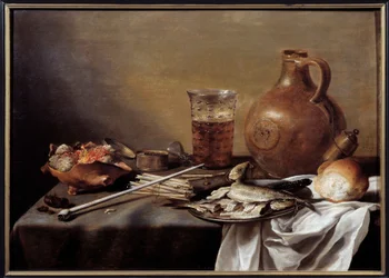 Bodegón con pescado