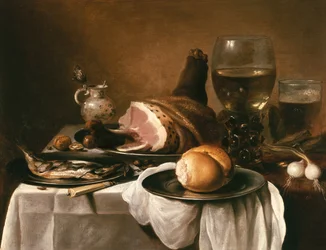 Bodegón con jamón