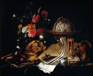 Vanitas, de Pieter Claesz (1597-1660).