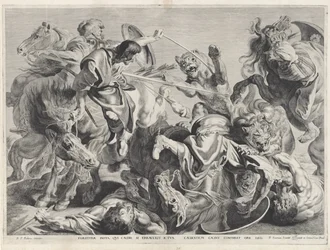 caza de leones
