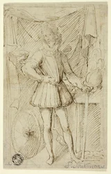 Retrato de un noble con armadura