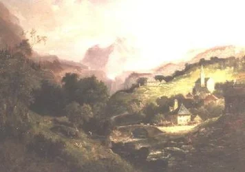 Mont Cernis y el pueblo de St. Michelle