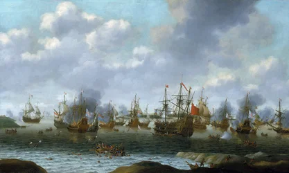 La incursión holandesa en el río Medway (Inglaterra), junio de 1667