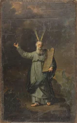 Moisés con las Tablas de la Ley
