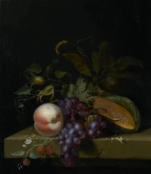 Bodegón con fruta